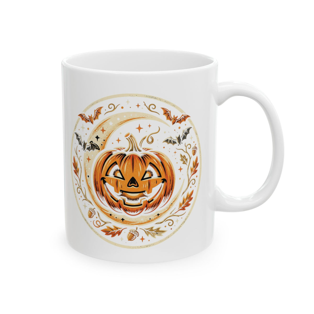 Autumn Fox Ceramic Mug – Cozy Fall Coffee Cup (11oz & 15oz)