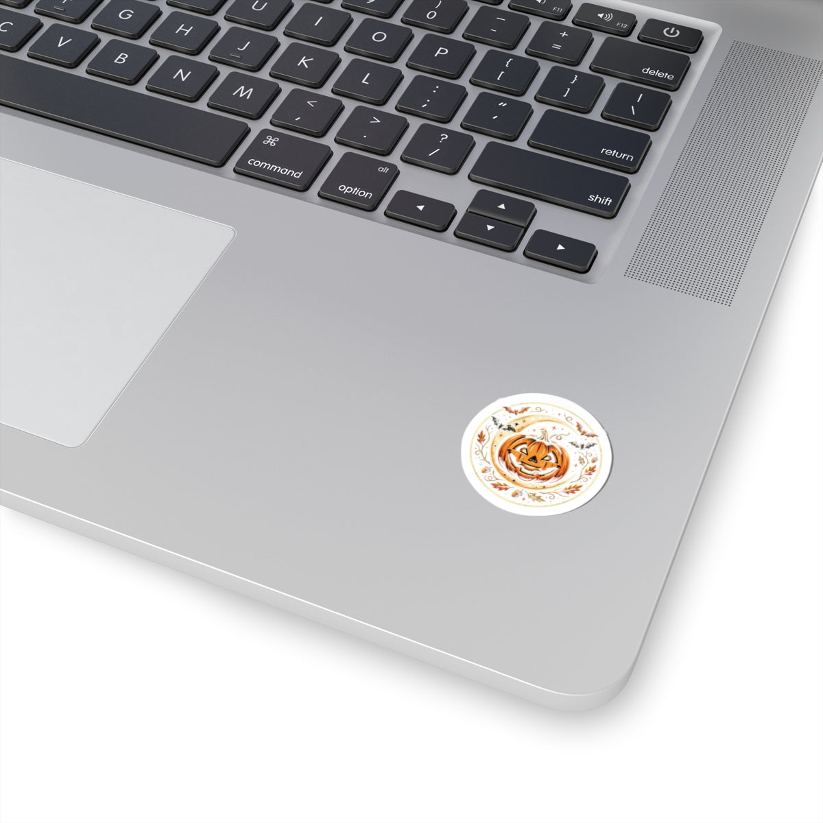 Halloween Pumpkin Kiss-Cut Sticker – Cute Jack-O'-Lantern Decorative Vinyl Decal