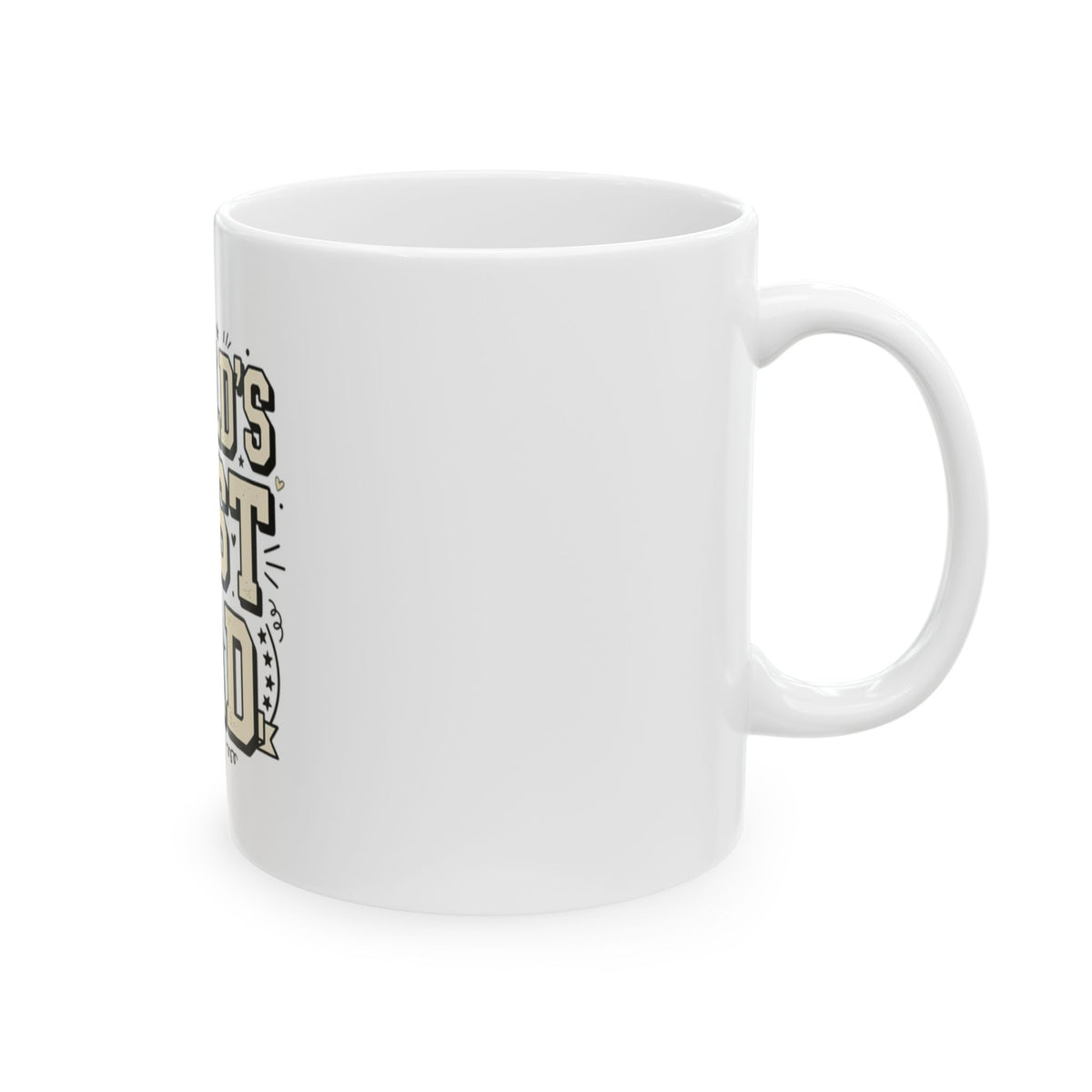 World's Best Dad Ceramic Mug – 11oz & 15oz Father's Day Coffee Cup