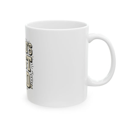 World's Best Dad Ceramic Mug – 11oz & 15oz Father's Day Coffee Cup