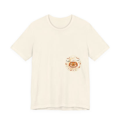 Pumpkin Patch Pocket Tee — Cute Autumn Pumpkin Design T-Shirt