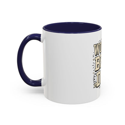 World's Best Dad Accent Coffee Mug — Father's Day Gift (11/15oz)