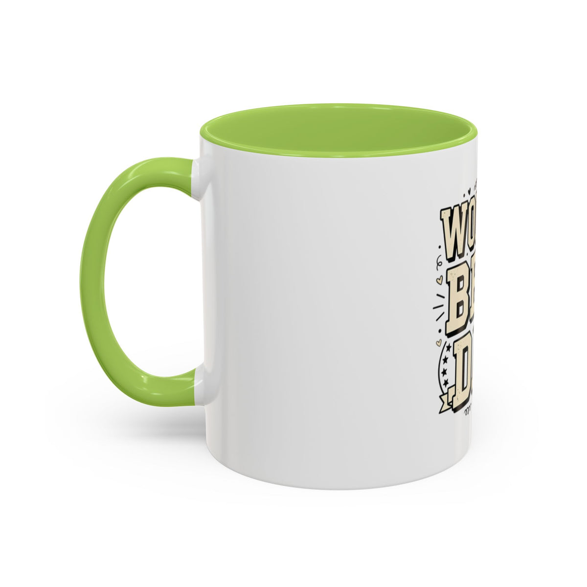 World's Best Dad Accent Coffee Mug — Father's Day Gift (11/15oz)