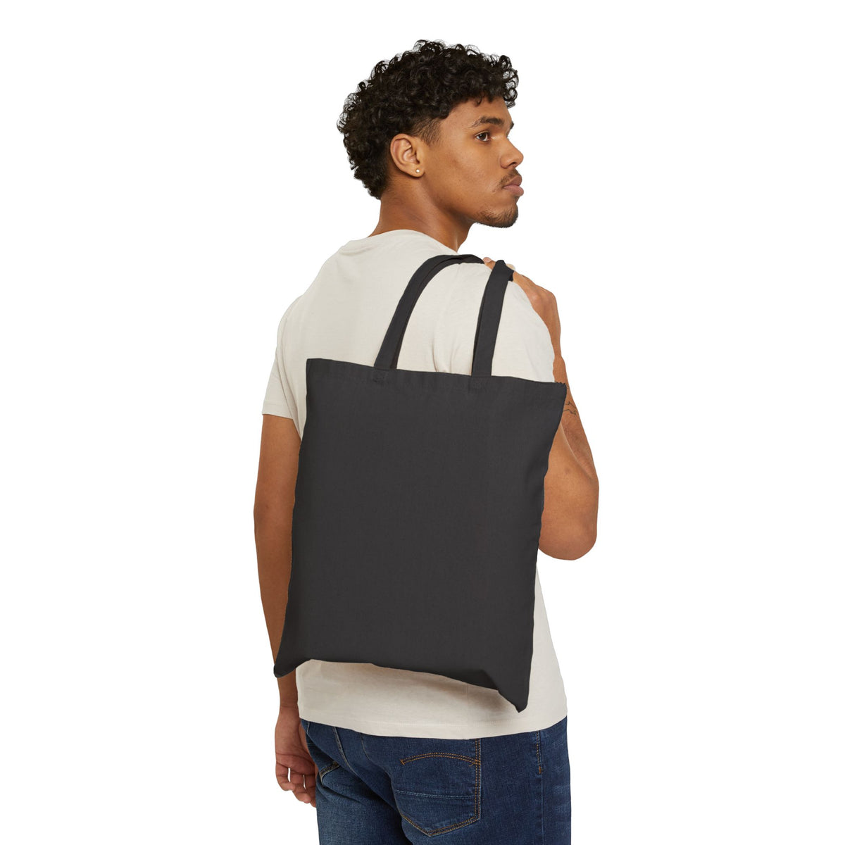 Fall Pumpkin Tote Bag — Cotton Canvas Harvest Grocery Tote