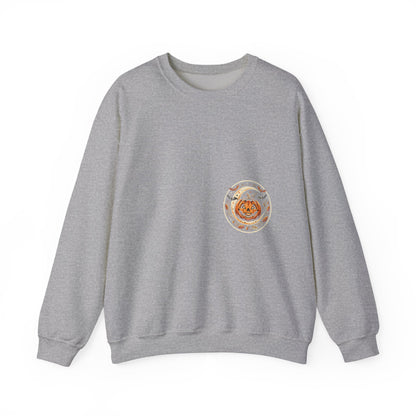 Halloween Pumpkin Crewneck Sweatshirt – Cute Jack-O'-Lantern Fall Graphic