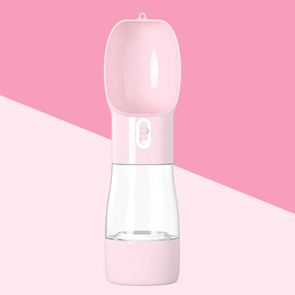 Portable Dog Water Bottle with Drinking Bowl