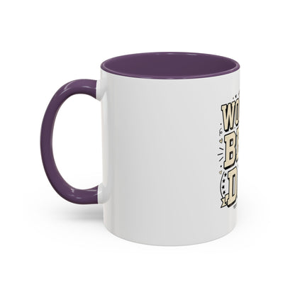World's Best Dad Accent Coffee Mug — Father's Day Gift (11/15oz)