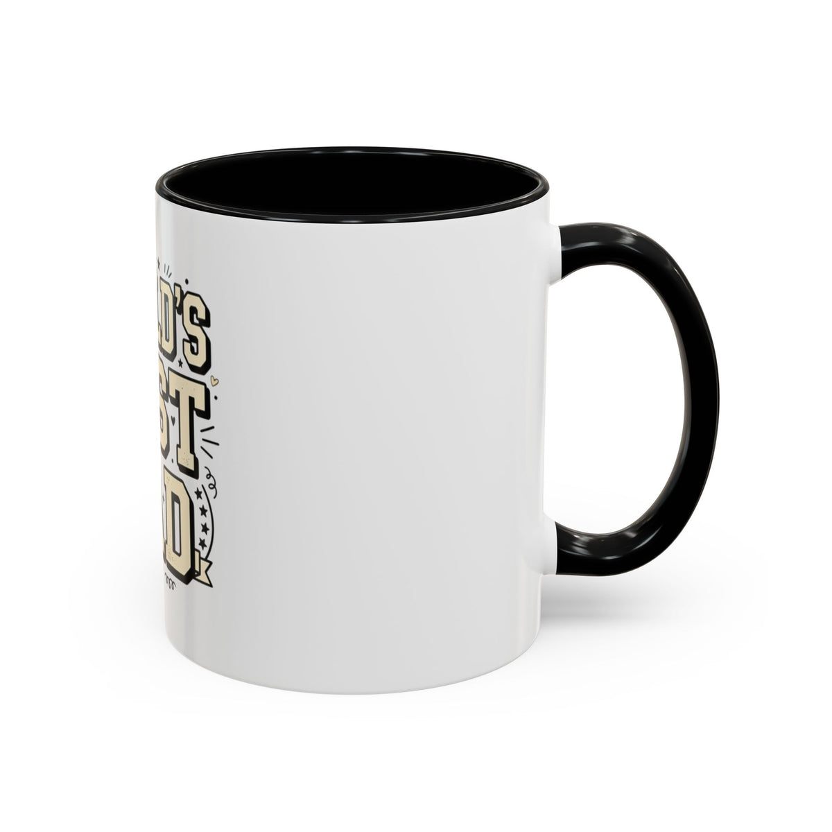 World's Best Dad Accent Coffee Mug — Father's Day Gift (11/15oz)