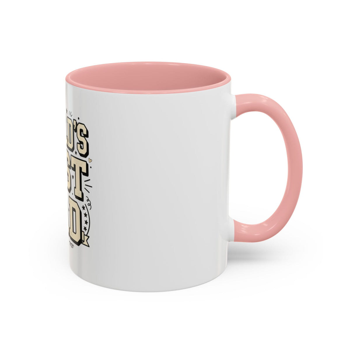 World's Best Dad Accent Coffee Mug — Father's Day Gift (11/15oz)